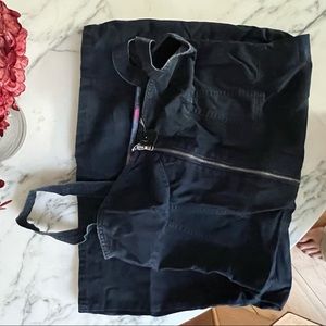 Marc Jacobs exposed zipper bustier style dress in navy